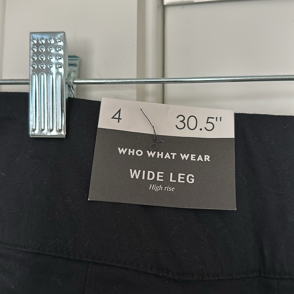 Who what where high rise wide leg Chino - size 4 - Picture 6 of 6